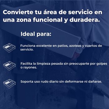 Lavadero Granito Chico 62 x 53 cm Ideal para el Hogar