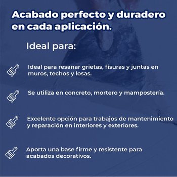 Cemento Acrílico Blanco Thermotek 4 Lt