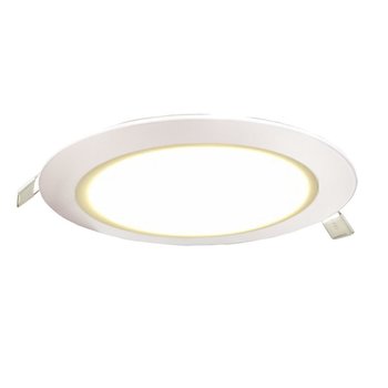 Luminario Flat empotrar 6 pulgadas 12 W luz blanco dinámico