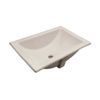 Lavabo Sobreponer Helvex Marfil con Rebosadero LV MARCUS M