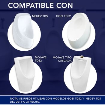 Cartucho tds2 gobi mingitorio seco