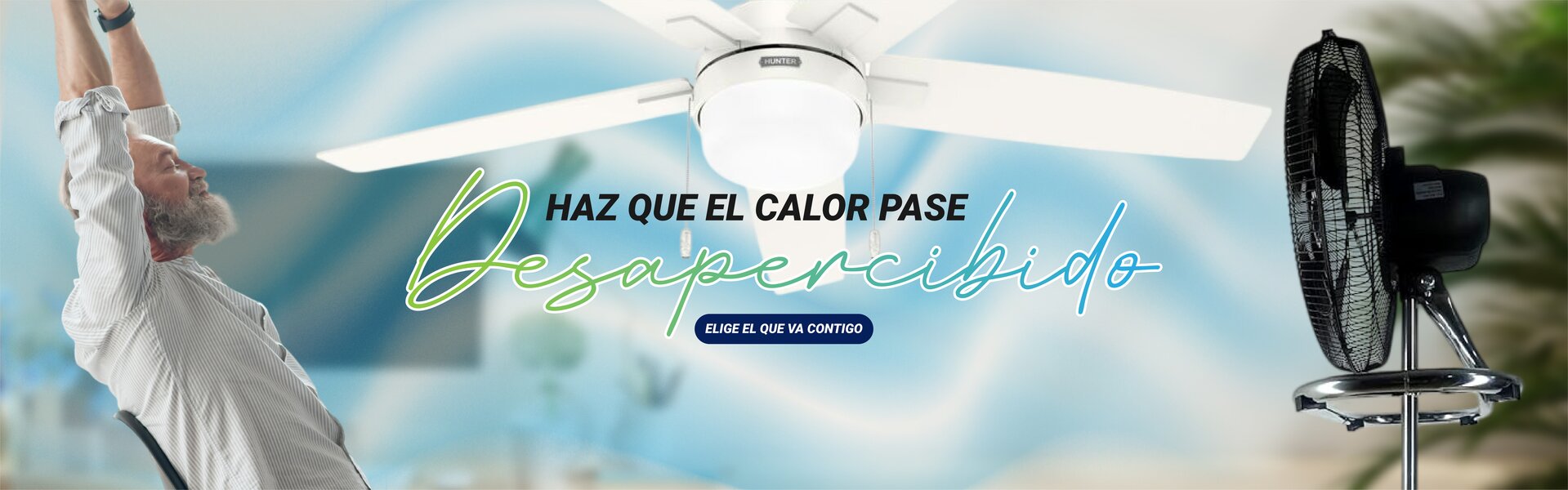 Ventiladores de techo y pedstal