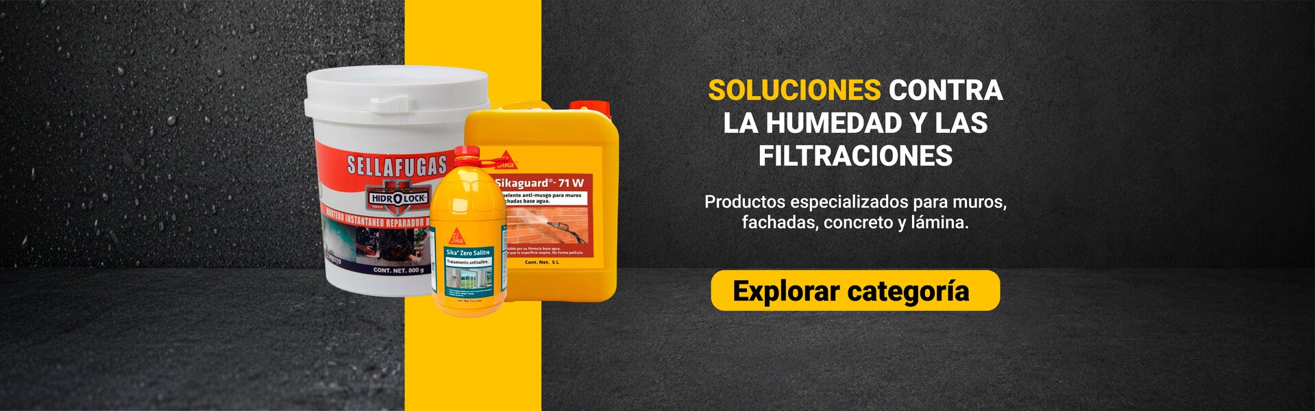 Frena la humedad y filtraciones