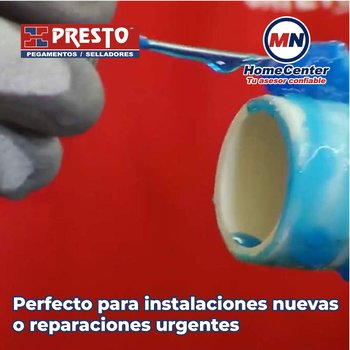 Pegamento Para PVC Presto Wet Blue ½ 473 ml