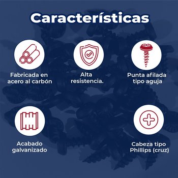 Tornillo Estándar Framer 7 x 7/16 pulg