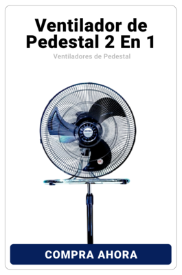 Ventilador de Pedestal 2 En 1 Aspas de Aluminio 18" Brisa