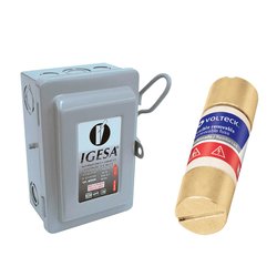 Paquete Interruptor IGESA + Fusibles 30A