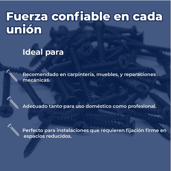 Tornillo Estándar 6 mm x 1 pulg