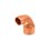 Codo Cobre 90 Reducido 19 x 13 mm