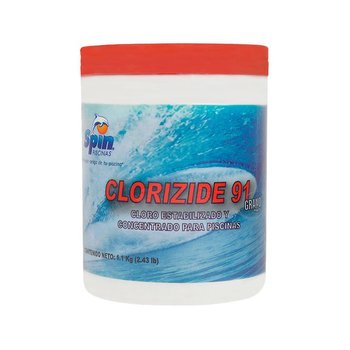 Tricloro Clorizide 91 Grano 1.1 Kg Spin Químico Alberca