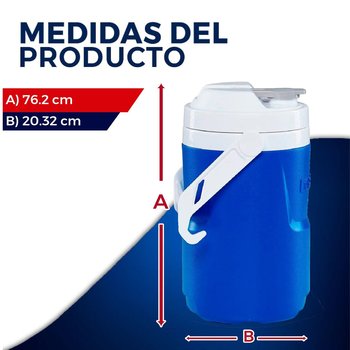 Termo con asa azul capacidad  1.9 LTS 
