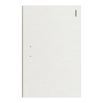 Placa 1 Apagador Lucek Flat Blanco