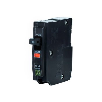 Pastilla Interruptor Termomagnética Square D de 1 polo 20 A