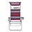Silla playa plegable respaldo alto y toldo, variedad d/colores