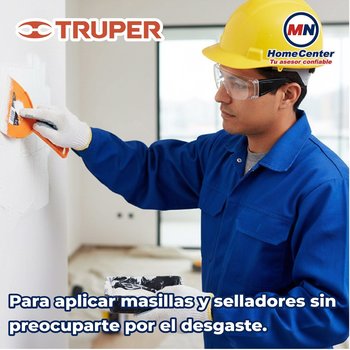 Espátula plástica de 4" pulgadas truper