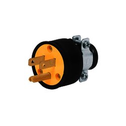 Clavija Reforzada Volteck 2 Polos + Tierra Conector Macho