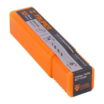 Broca Concreto Truper ¼ x 6 pulg