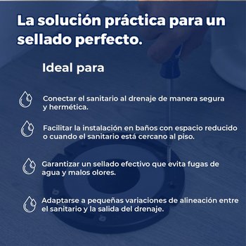 Brida Sanitario WC Corta Flexible Coflex