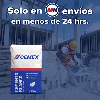 Cemento Blanco Cemex 25 kg