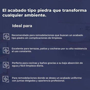 Piso Piamont Gris Cesantoni 45x90 cm Rectificado