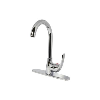 Llave Mezcladora Monomando al Piso Para Fregadero Rugo 104FM