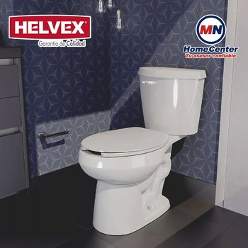 Sanitario Alargado Blanco Austral de Palanca Helvex 3.8 L