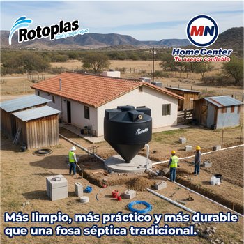Biodigestor Rotoplas Autolimpiable 3000 L