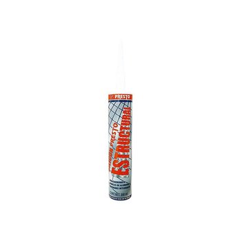 Silicón Transparente Estructural Presto 300 mL
