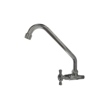 Llave Individual para Fregadero Pared Maneral Cruz de 1/2" 7FPC