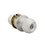 Cerradura Barza para Baño Acero Inoxidable Dexter