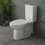 Sanitario Alargado Compacto Blanco Sustenta 2.5 L por Descarga