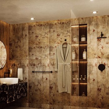 Paquete Griferia Obsidiana y Lavabo Helvex