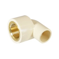 Codo CPVC Con Rosca Interior Punta Bronce 90 x ½ pulg