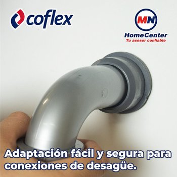 Chupón Universal para Descarga Gris Oscuro Coflex 2 pulgadas