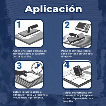 Adhesivo Uniblock Unitile Blanco Saco de 20 kg