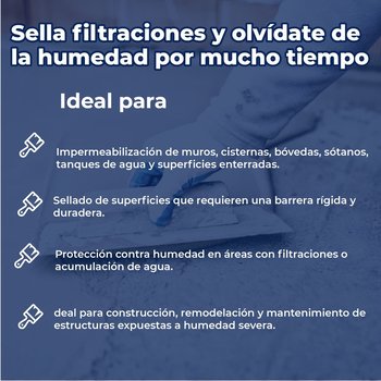 Impermeabilizante hidrofugante para Concreto Hidrolock 25 KG
