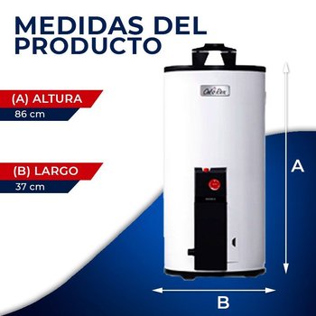 Calentador Deposito Trad 038 Lts Gas LP