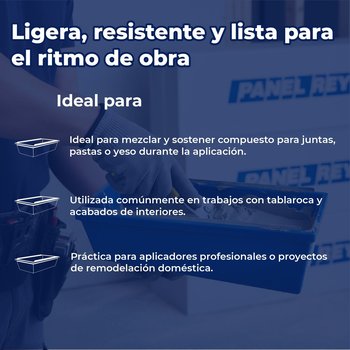 Charola Plástico Panel Rey 12 Pulgadas