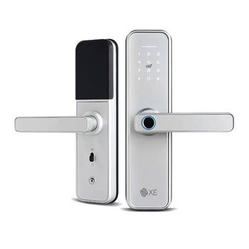 Cerradura Digital para puerta XE CI-400BT plata con bluetooth
