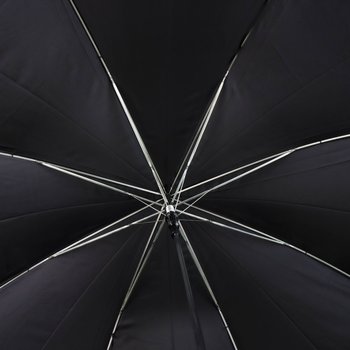 Paraguas portátil para lluvia Delux negro incluye funda