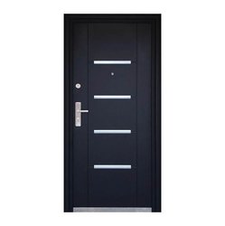 Puerta de Alta Seguridad Derecha 95x213 cm Negra