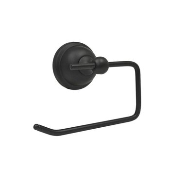 Porta Papel de Rollo Higiénico Acabado Negro Rugo PR80N