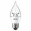 Foco LED Flama 4 W Luz Blanca E12