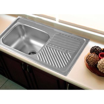 Fregadero M102 marca Eb Técnica 80 x 52 cm Acero Inoxidable