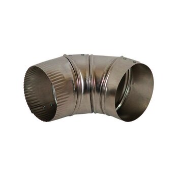 Codo Aluminio 4 x 90 grados Secadora Extractor Coflex