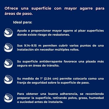 Cinta Antiderrapante Presto 1 pulg