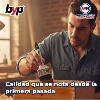 Brocha Byp de cerda natural La Regia 2 ½” pulgada