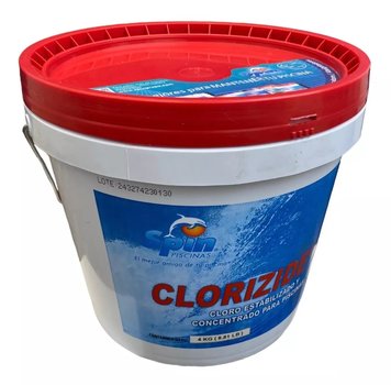 Tricloro Clorizide 91 Tableta 3 pulg 4 kg Spin Químico Alberca