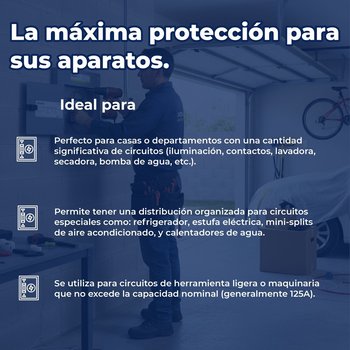 Centro de Carga 12 Circuitos Empotrar