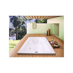 Tina Art Deco Lujo Formacryl 180x120x441.5 cm Blanco con Hidro